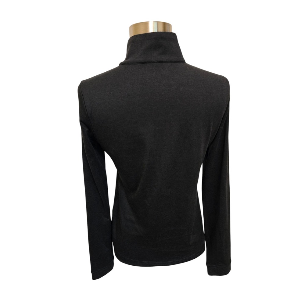Vuori Halo Essential Half Zip Dreamknit Pullover Top Size Medium Black Collared - Picture 4 of 6